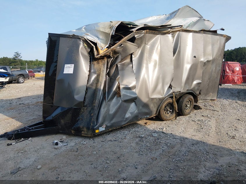 2026 CARGO ENCLOSED TRAILER 8.5X16 auction photo 2