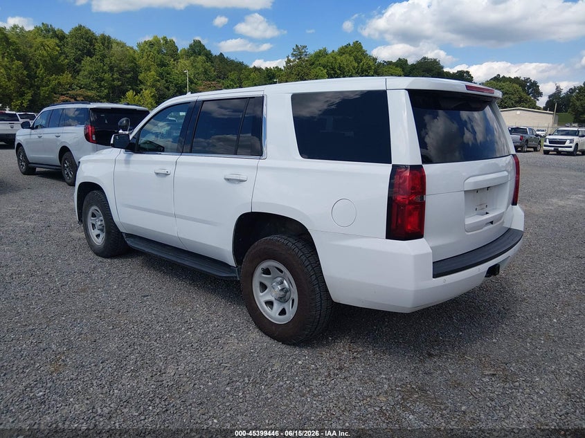 Vin: 1gnskfecxkr333286, lot: 45897449, chevrolet tahoe commercial fleet 20193
