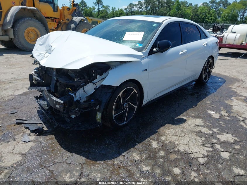 2022 Hyundai Elantra N Line KMHLR4AF0NU227553 photo 1
