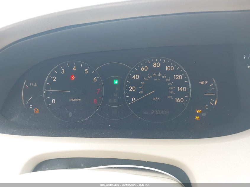 TOYOTA AVALON 2006 VIN 4T1BK36B86U138296