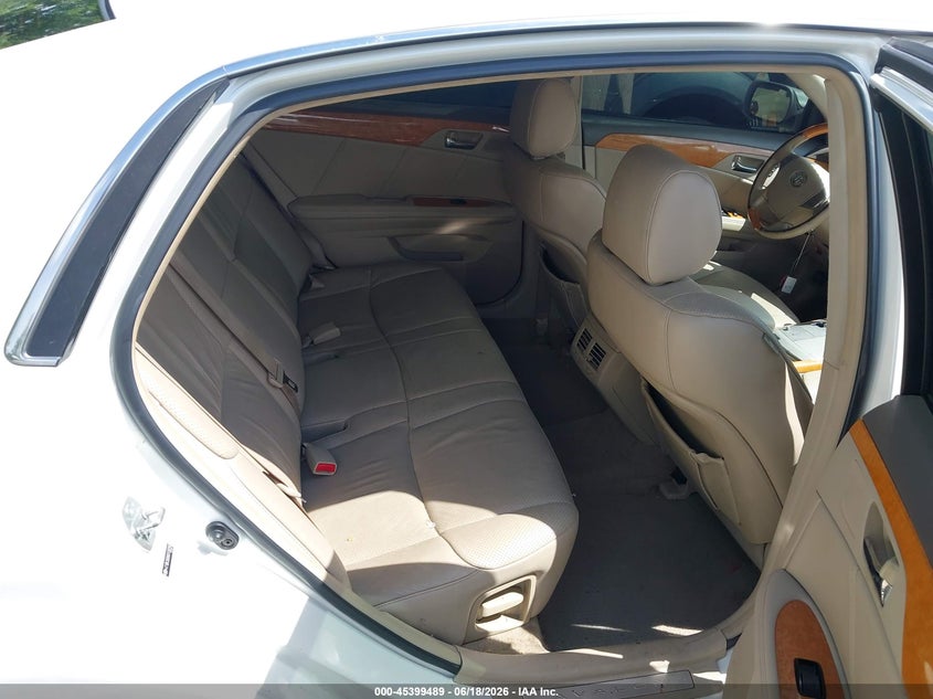 TOYOTA AVALON 2006 VIN 4T1BK36B86U138296