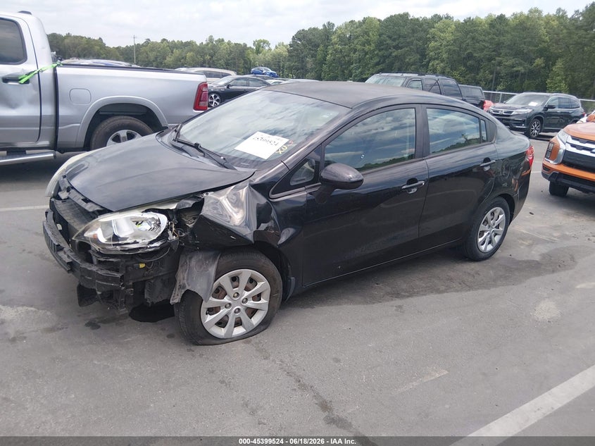 Vin: knadm4a30f6520644, lot: 45897527, kia rio lx 20152