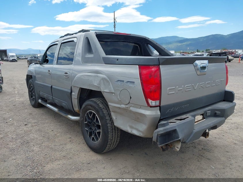 2004 Chevrolet Avalanche 1500 VIN: 3GNEK12T44G232302 Lot: 45399586