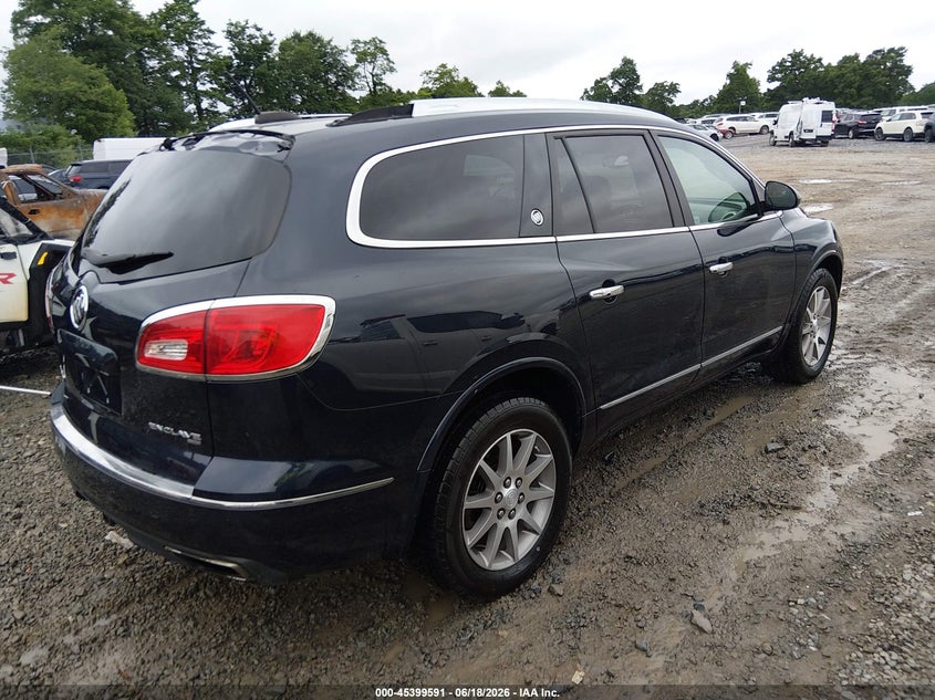 Vin: 5gakvbkd1gj121163, lot: 45897594, buick enclave leather 20164