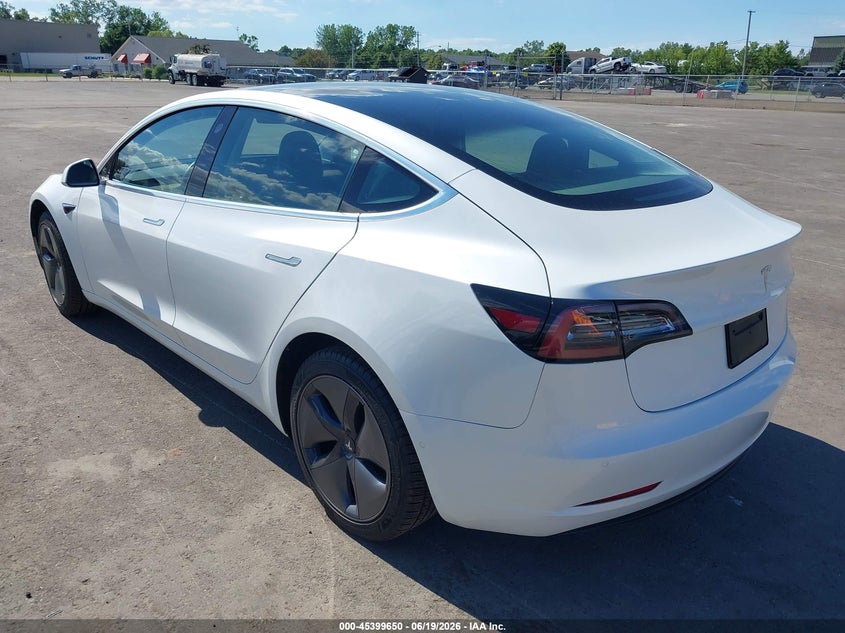 Vin: 5yj3e1ea0lf613649, lot: 45897653, tesla model 3 standard range plus rear-wheel drive/standard range rear-wheel drive 20203