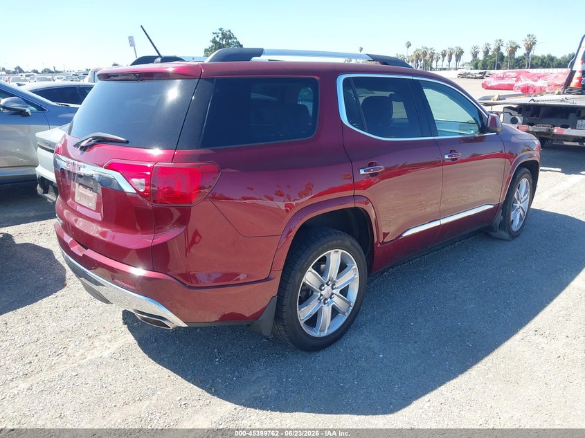 Vin: 1gkknplsxjz166320, lot: 45897765, gmc acadia denali 20184
