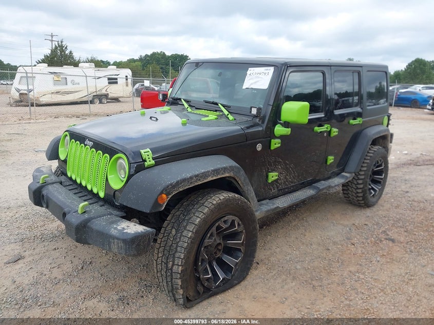 1C4BJWDG1EL162340 2014 Jeep Wrangler Unlimited Sport photo 1