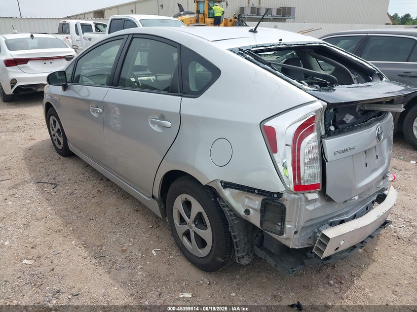 2013 TOYOTA PRIUS auction photo 3