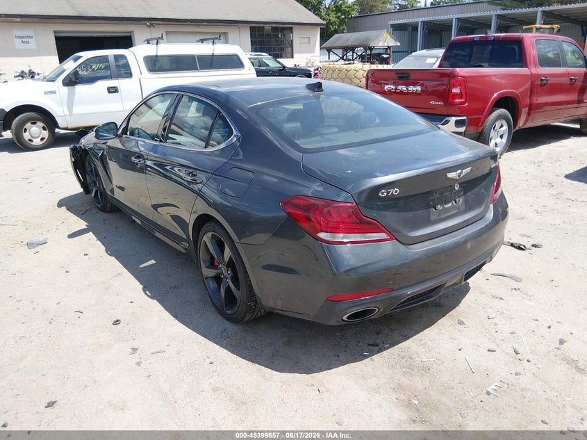 Vin: kmtg34le1lu054085, lot: 45897860, genesis g70 3.3t awd 20203