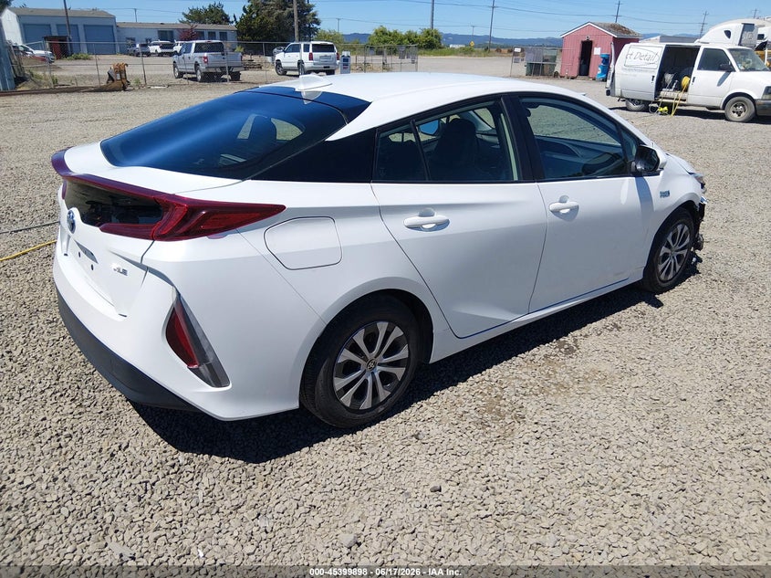 VIN JTDKAMFP0M3165696 2021 TOYOTA PRIUS PRIME XLE