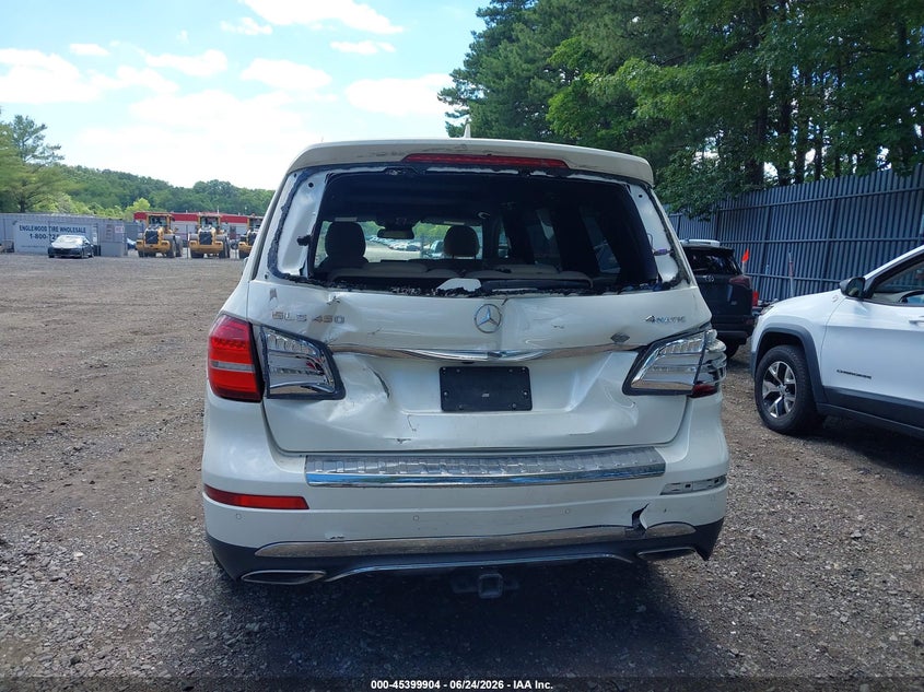 2018 Mercedes-Benz Gls 450 4Matic VIN: 4JGDF6EE4JB026867 Lot: 45399904
