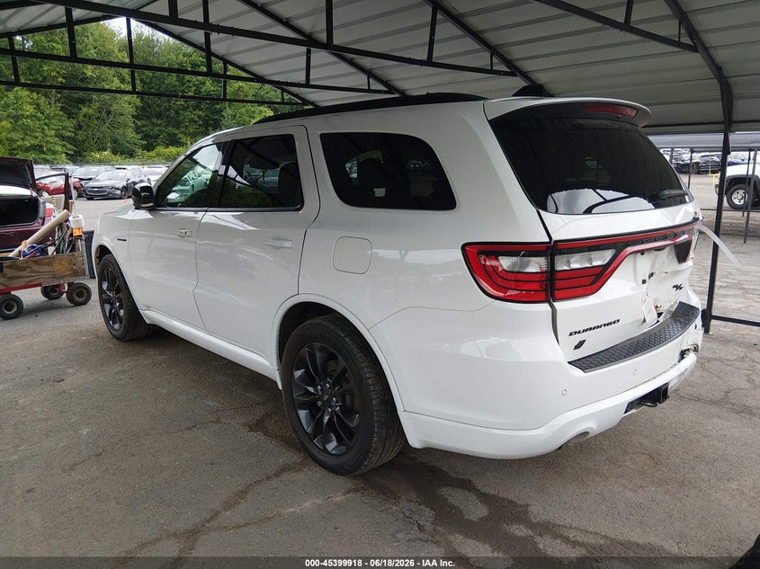 Vin: 1c4sdjct1pc618476, lot: 45897921, dodge durango r/t premium awd 20233
