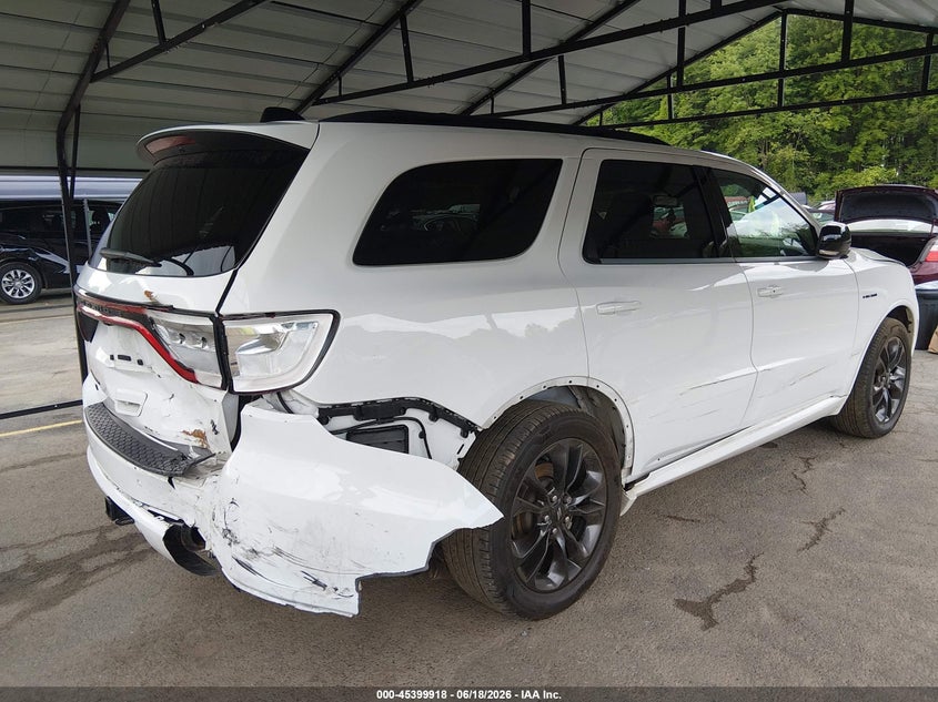 Vin: 1c4sdjct1pc618476, lot: 45897921, dodge durango r/t premium awd 20234