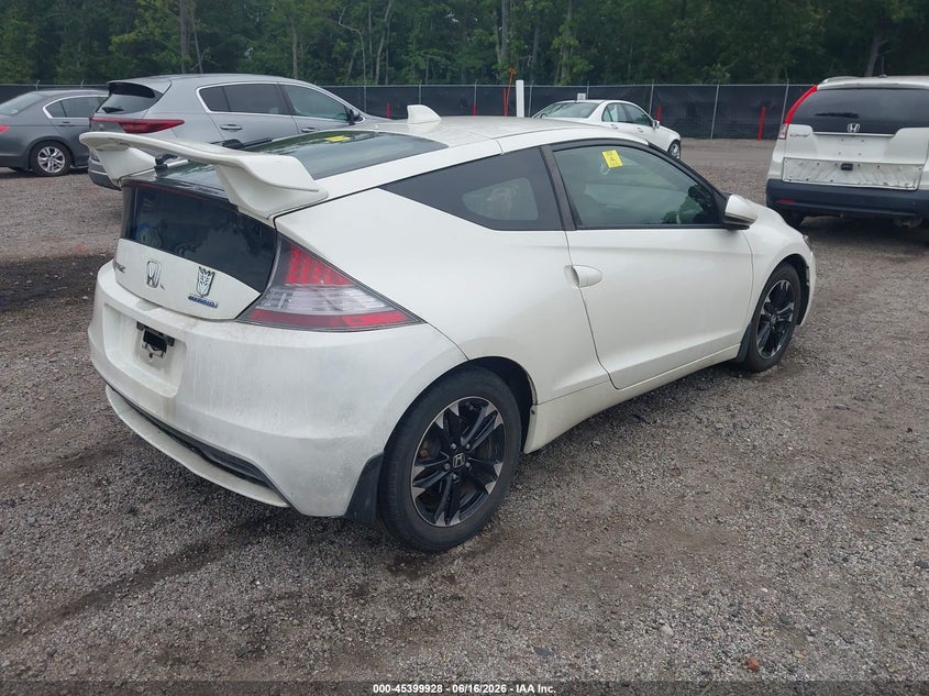 Vin: jhmzf1d61es001324, lot: 45897931, honda cr-z ex 20144