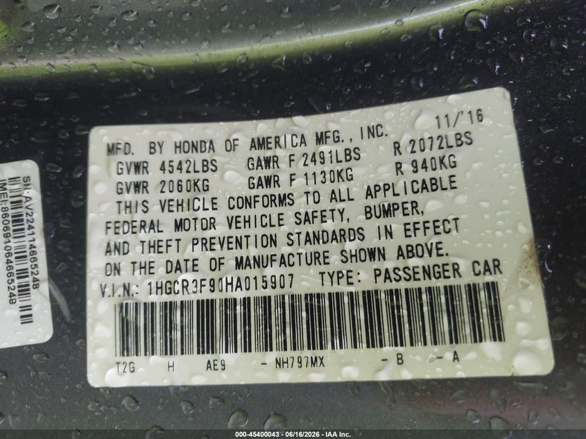 AtlanticExpress - Honda Accord