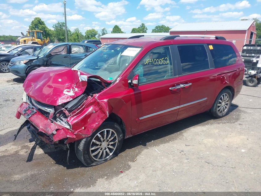 Vin: kndmh4c71c6468900, lot: 45898055, kia sedona ex 20122