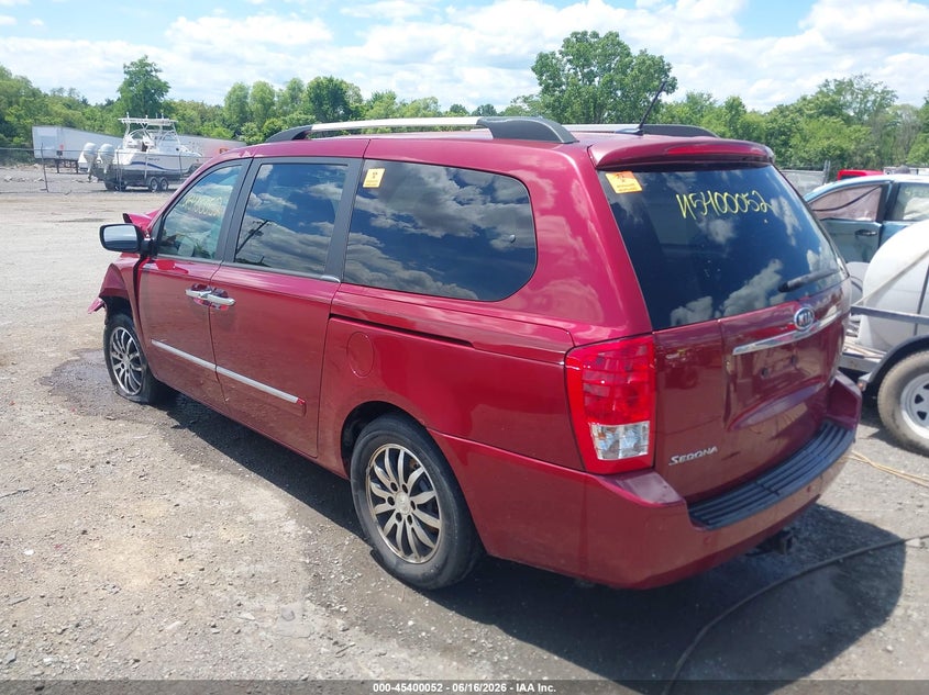 Vin: kndmh4c71c6468900, lot: 45898055, kia sedona ex 20123