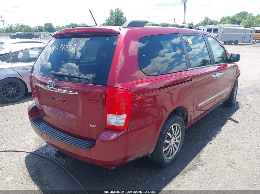 Vin: kndmh4c71c6468900, lot: 45898055, kia sedona ex 20124