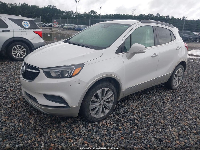 Vin: kl4cjasb9hb186792, lot: 45898119, buick encore preferred 20172
