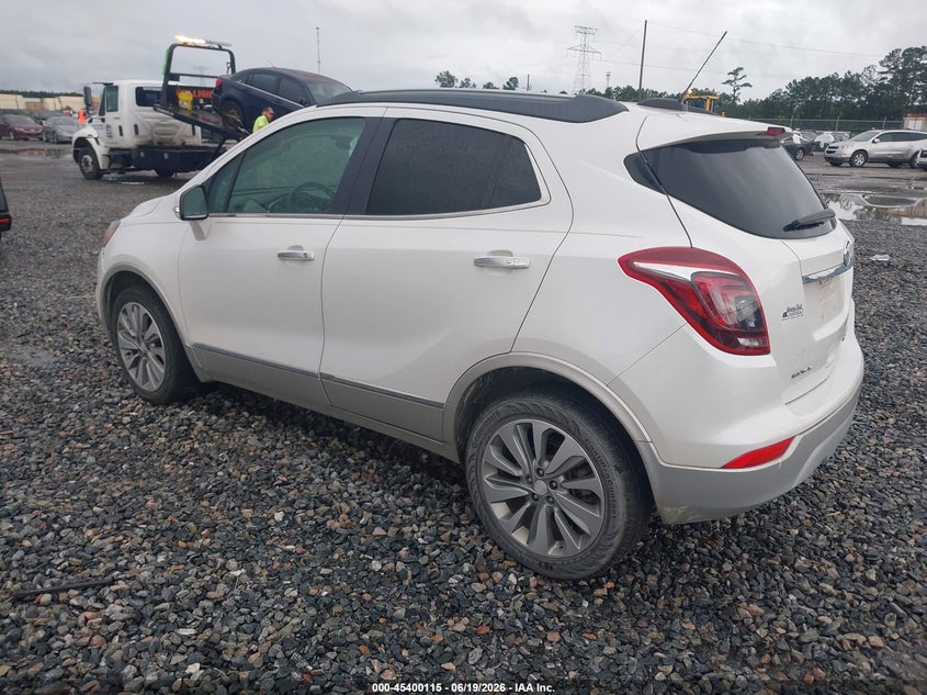Vin: kl4cjasb9hb186792, lot: 45898119, buick encore preferred 20173