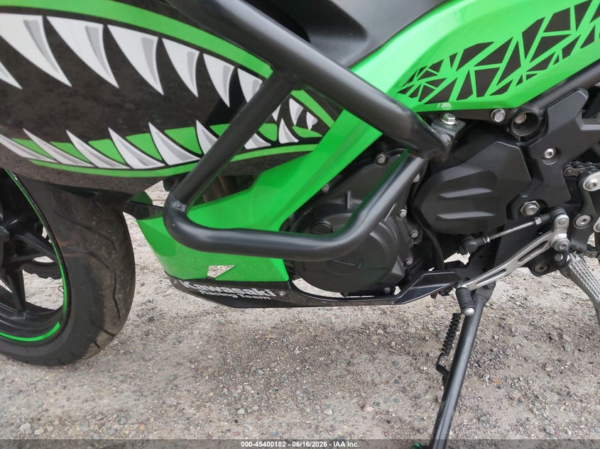 2020 Kawasaki Ex400 VIN: JKAEXKG12LDA67432 Lot: 45400182