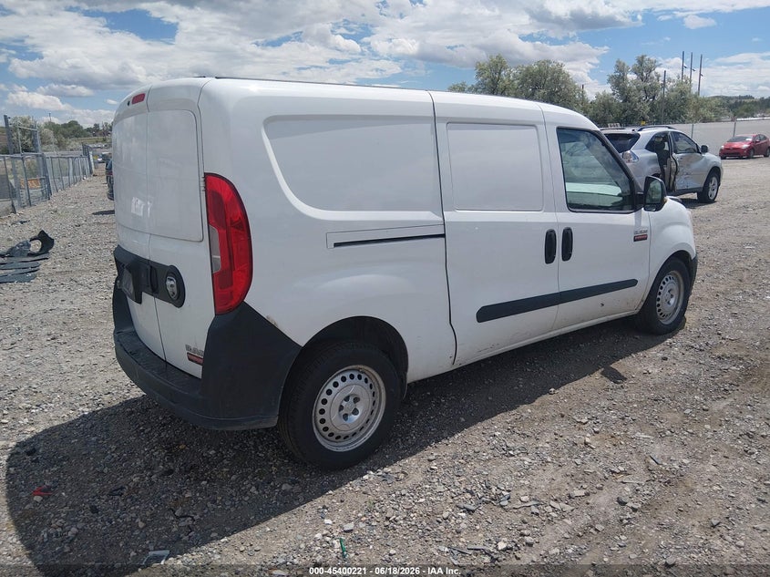 Vin: zfbhrfab9m6v33661, lot: 45898224, ram promaster city tradesman 20214