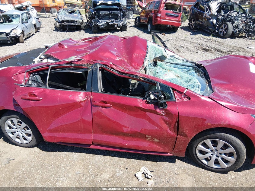 VIN JTDEPMAE0NJ217519 2022 TOYOTA COROLLA LE