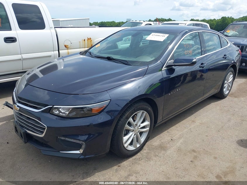 2017 Chevrolet Malibu, Удар спереду, IAAI, VIN 1G1ZE5ST6HF255962 — фото 2