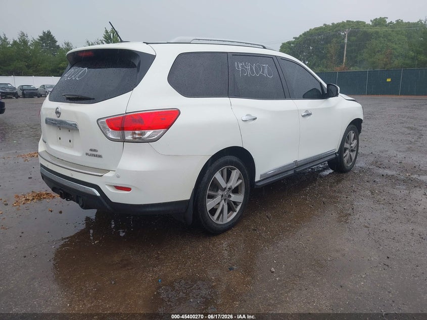 2016 Nissan Pathfinder Platinum VIN: 5N1AR2MM8GC658818 Lot: 45400270