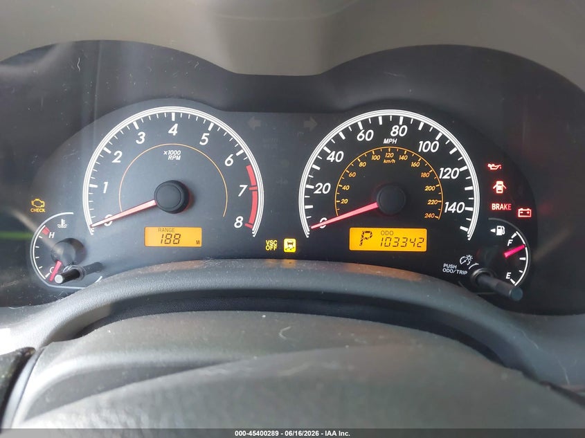 2009 Toyota Corolla Xle VIN: 1NXBU40E99Z100809 Lot: 45400289