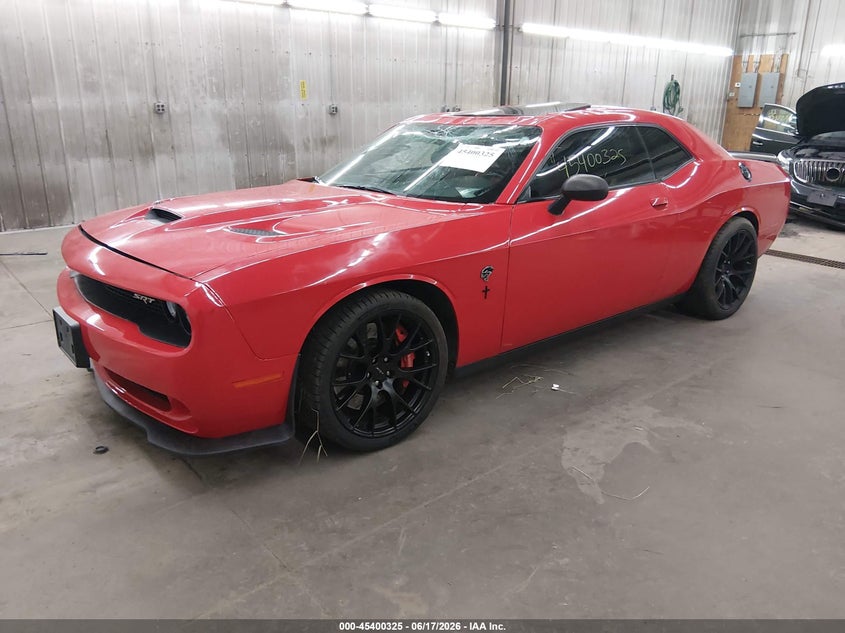 Vin: 2c3cdzc95gh183261, lot: 45898328, dodge challenger srt hellcat 20162