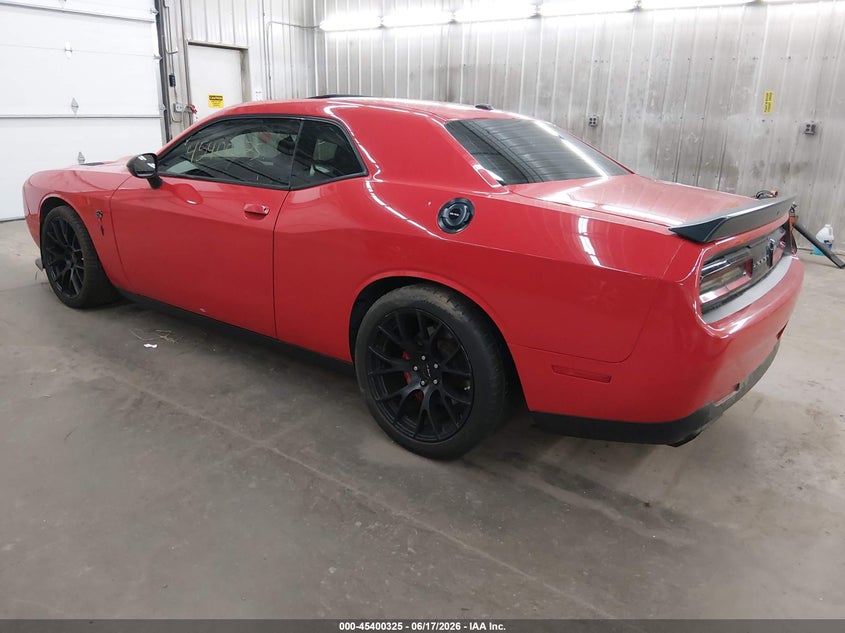 Vin: 2c3cdzc95gh183261, lot: 45898328, dodge challenger srt hellcat 20163