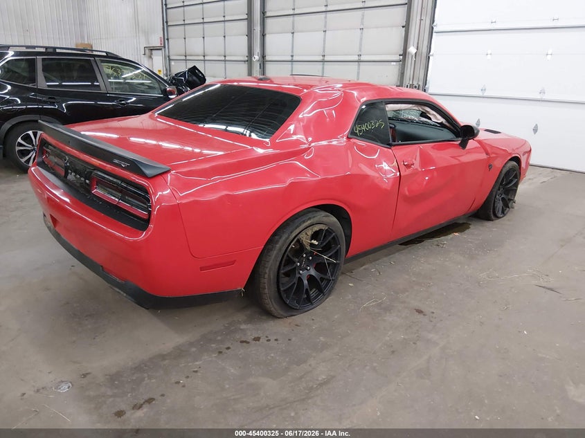 Vin: 2c3cdzc95gh183261, lot: 45898328, dodge challenger srt hellcat 20164