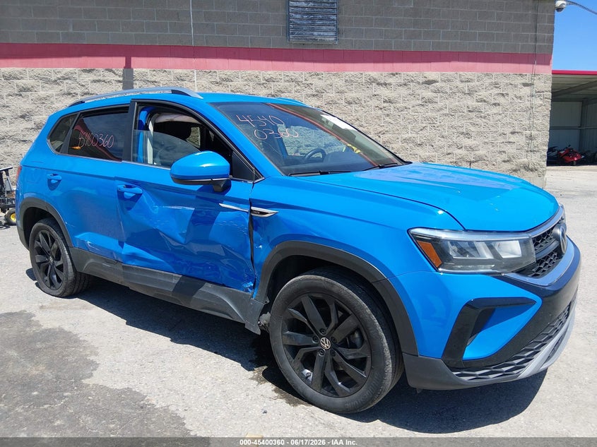VOLKSWAGEN TAOS 2022 VIN 3VVYX7B29NM032201