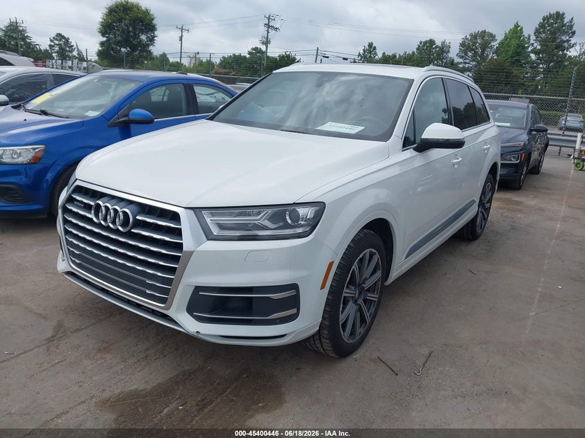 Vin: wa1laaf71hd016260, lot: 45898449, audi q7 3.0t premium 20172