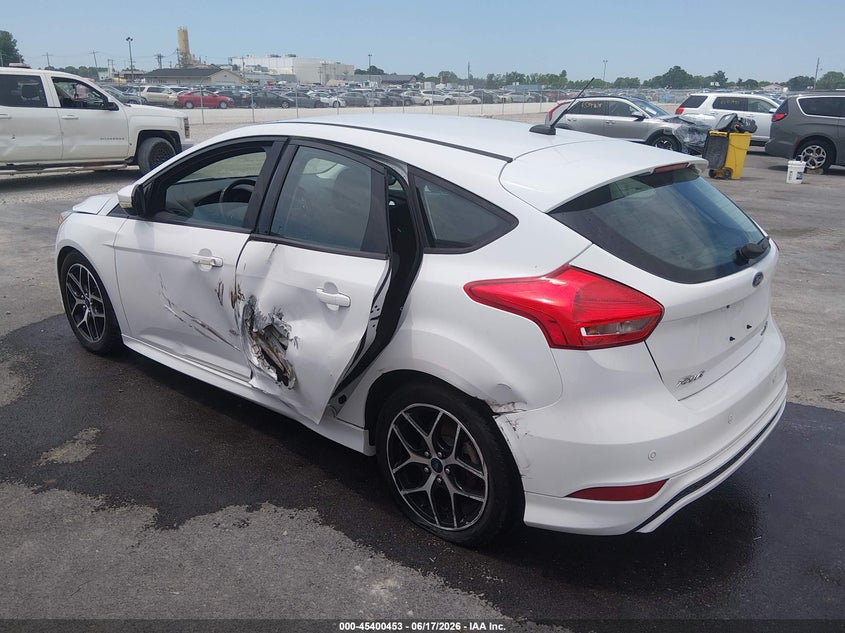 Vin: 1fadp3k25fl347172, lot: 45898456, ford focus se 20153