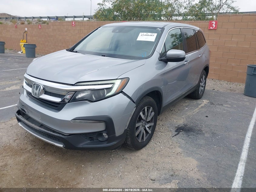 2021 Honda Pilot 2wd Ex 5FNYF5H3XMB022284 photo 1