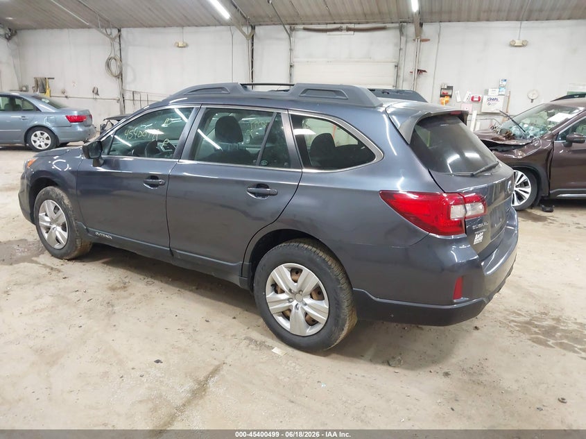Vin: 4s4bsaac7g3269439, lot: 45898502, subaru outback 2.5i 20163