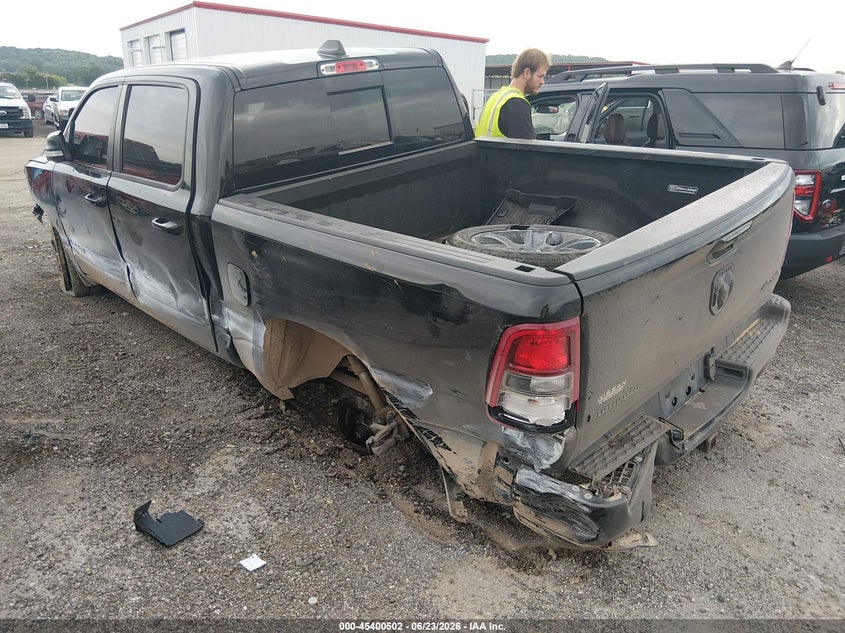 Vin: 1c6srfft1mn595573, lot: 45898505, ram 1500 big horn  4x4 5'7 box 20213