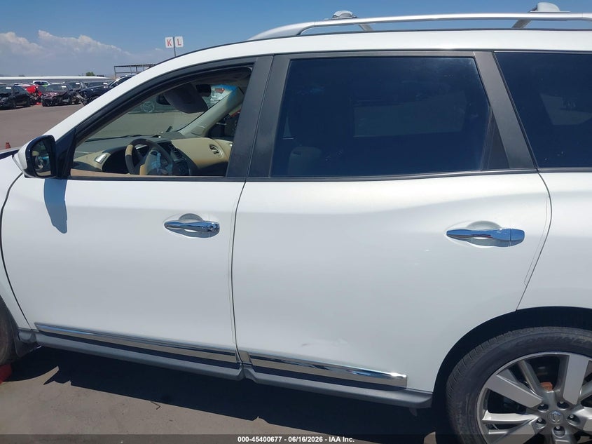 2014 Nissan Pathfinder Platinum VIN: 5N1AR2MNXEC721374 Lot: 45400677