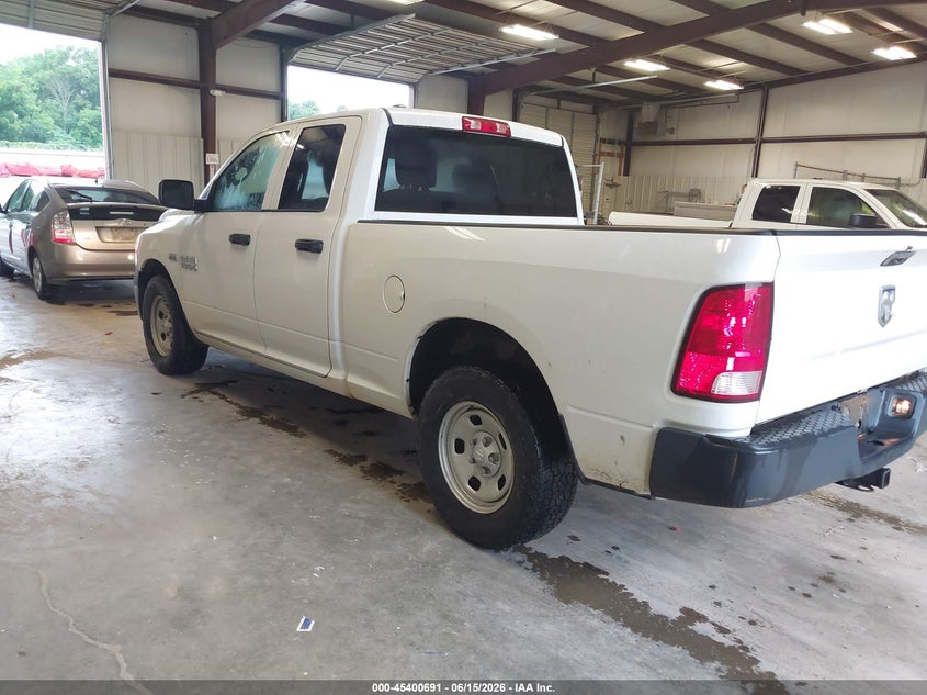 Vin: 1c6rr6ft4hs549743, lot: 45898694, ram 1500 tradesman  4x2 6'4 box 20173
