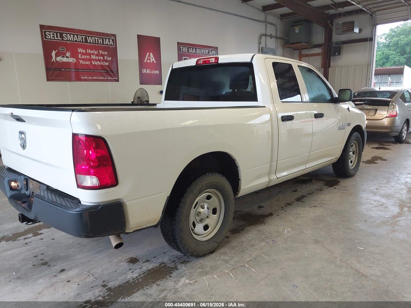 Vin: 1c6rr6ft4hs549743, lot: 45898694, ram 1500 tradesman  4x2 6'4 box 20174