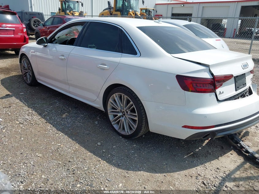 Vin: waulmaf44ja077917, lot: 45898730, audi a4 2.0t tech ultra premium/2.0t ultra premium 20183