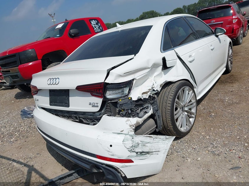 Vin: waulmaf44ja077917, lot: 45898730, audi a4 2.0t tech ultra premium/2.0t ultra premium 20184