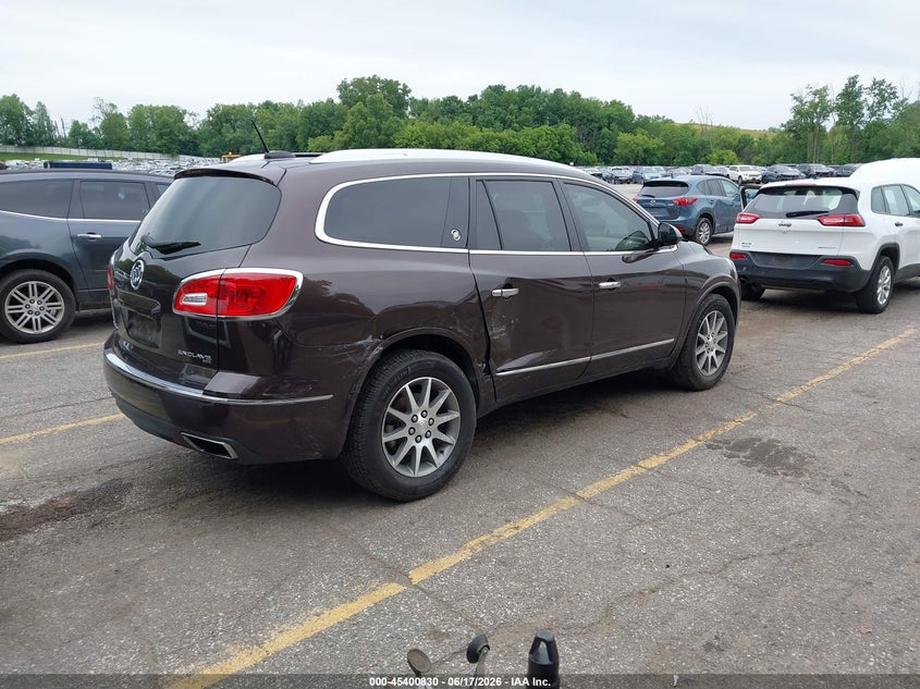 Vin: 5gakvbkd5hj252209, lot: 45898833, buick enclave leather 20174