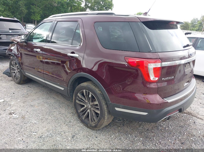 2018 FORD EXPLORER auction photo 3