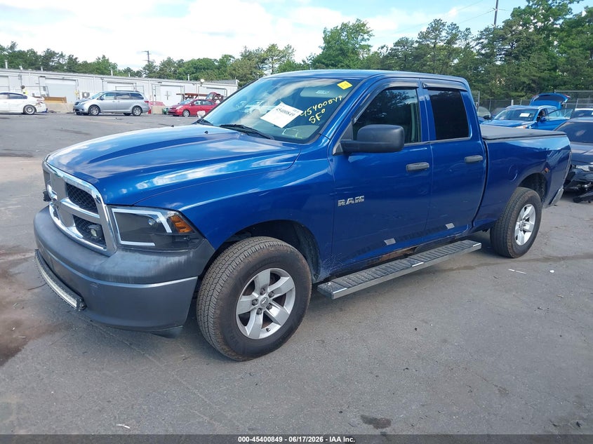 2009 Dodge RAM, Удар сзади, IAAI, VIN 1D3HV18P59S807182 — фото 2