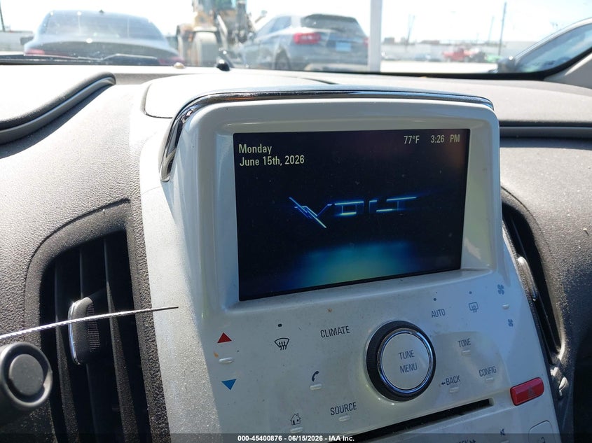 2012 CHEVROLET VOLT HATCHBACK ELECTRIC