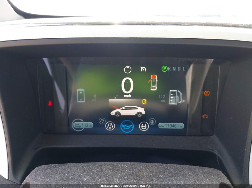 2012 CHEVROLET VOLT HATCHBACK ELECTRIC