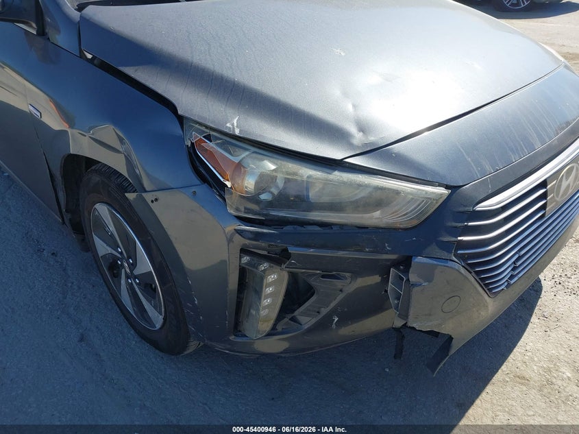 2019 Hyundai Ioniq Hybrid Sel VIN: KMHC75LC7KU133020 Lot: 45400946